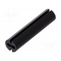 8GE04V80538; Spacer sleeve; LED; Øout: 4.8mm; ØLED: 3mm; L: 21mm; black; UL94V-0; DREMEC