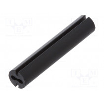 8GE04V80542; Spacer sleeve; LED; Øout: 4.8mm; ØLED: 3mm; L: 25mm; black; UL94V-0; DREMEC