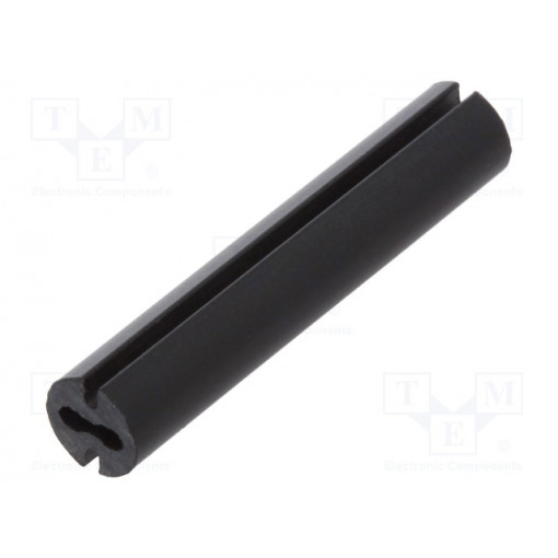 8GE04V80542; Spacer sleeve; LED; Øout: 4.8mm; ØLED: 3mm; L: 25mm; black; UL94V-0; DREMEC