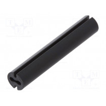 8GE04V80544; Spacer sleeve; LED; Øout: 4.8mm; ØLED: 3mm; L: 27mm; black; UL94V-0; DREMEC