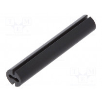 8GE04V80545; Spacer sleeve; LED; Øout: 4.8mm; ØLED: 3mm; L: 28mm; black; UL94V-0; DREMEC