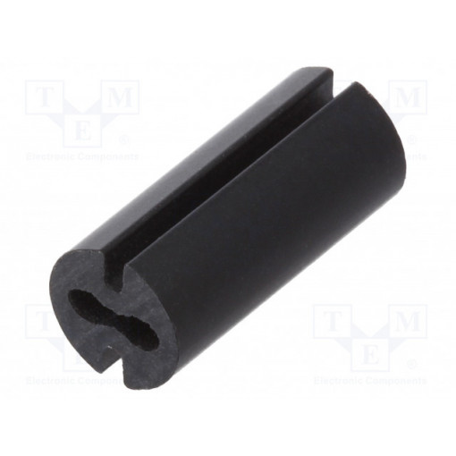 8GE04V80551; Spacer sleeve; LED; Øout: 4.8mm; ØLED: 3mm; L: 11mm; black; UL94V-0; DREMEC