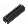 8GE04V80552; Spacer sleeve; LED; Øout: 4.8mm; ØLED: 3mm; L: 14mm; black; UL94V-0; DREMEC