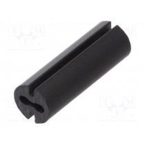 8GE04V80552; Spacer sleeve; LED; Øout: 4.8mm; ØLED: 3mm; L: 14mm; black; UL94V-0; DREMEC