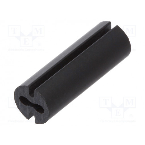 8GE04V80552; Spacer sleeve; LED; Øout: 4.8mm; ØLED: 3mm; L: 14mm; black; UL94V-0; DREMEC