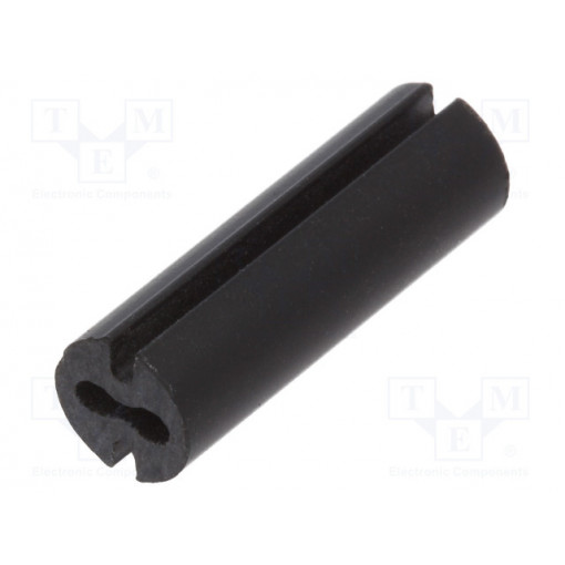 8GE04V80553; Spacer sleeve; LED; Øout: 4.8mm; ØLED: 3mm; L: 15mm; black; UL94V-0; DREMEC