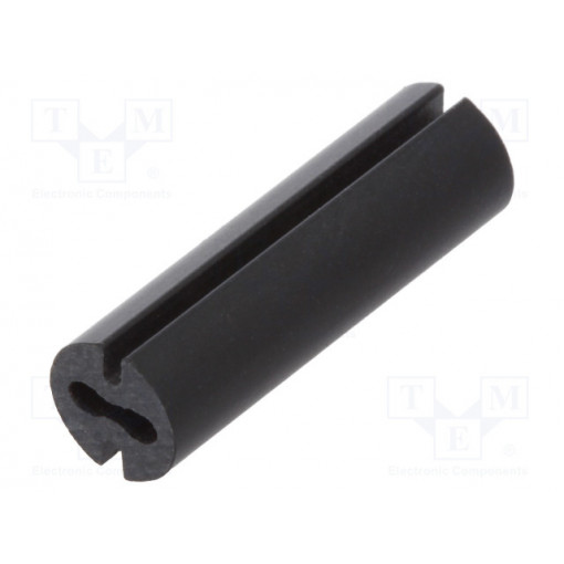 8GE04V80554; Spacer sleeve; LED; Øout: 4.8mm; ØLED: 3mm; L: 16mm; black; UL94V-0; DREMEC