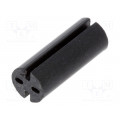 8GE04V80565; Spacer sleeve; LED; Øout: 5.1mm; ØLED: 5mm; L: 13mm; black; UL94V-0; DREMEC