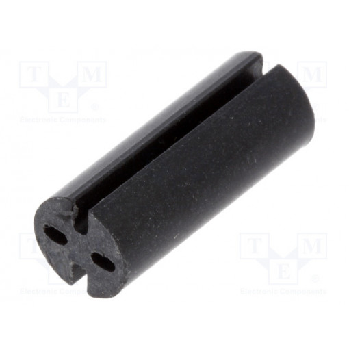 8GE04V80565; Spacer sleeve; LED; Øout: 5.1mm; ØLED: 5mm; L: 13mm; black; UL94V-0; DREMEC