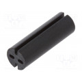 8GE04V80567; Spacer sleeve; LED; Øout: 5.1mm; ØLED: 5mm; L: 15mm; black; UL94V-0; DREMEC