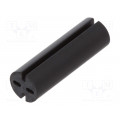 8GE04V80568; Spacer sleeve; LED; Øout: 5.1mm; ØLED: 5mm; L: 16mm; black; UL94V-0; DREMEC
