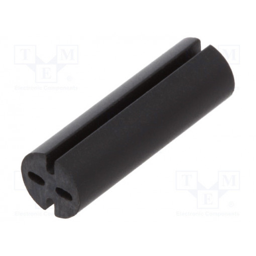 8GE04V80568; Spacer sleeve; LED; Øout: 5.1mm; ØLED: 5mm; L: 16mm; black; UL94V-0; DREMEC