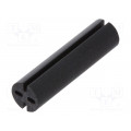 8GE04V80571; Spacer sleeve; LED; Øout: 5.1mm; ØLED: 5mm; L: 19mm; black; UL94V-0; DREMEC