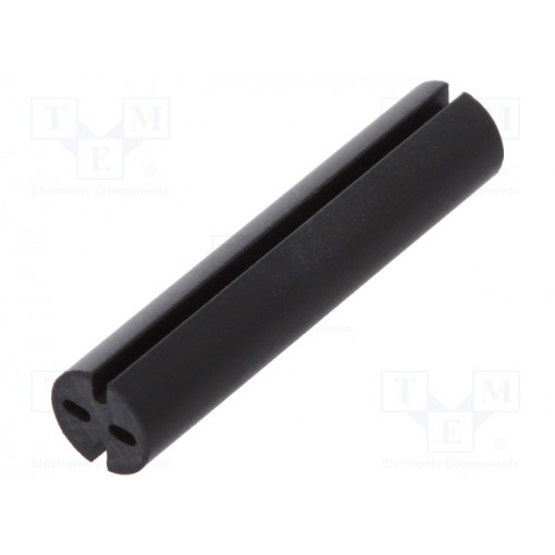 8GE04V80576; Spacer sleeve; LED; Øout: 5.1mm; ØLED: 5mm; L: 24mm; black; UL94V-0; DREMEC
