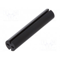 8GE04V80577; Spacer sleeve; LED; Øout: 5.1mm; ØLED: 5mm; L: 26mm; black; UL94V-0; DREMEC