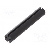 8GE04V80580; Spacer sleeve; LED; Øout: 5.1mm; ØLED: 5mm; L: 29mm; black; UL94V-0; DREMEC