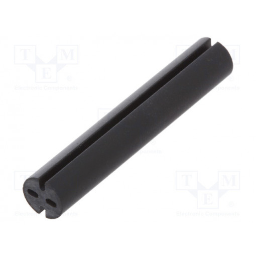 8GE04V80580; Spacer sleeve; LED; Øout: 5.1mm; ØLED: 5mm; L: 29mm; black; UL94V-0; DREMEC