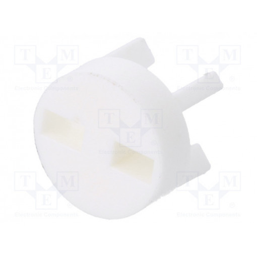 8GE04V80588; Spacer sleeve; LED; Øout: 6mm; ØLED: 5mm; L: 4.8mm; natural; UL94V-0; DREMEC