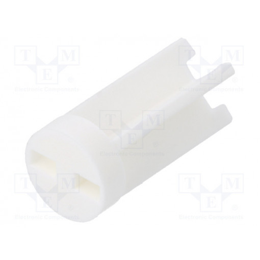 8GE04V80591; Spacer sleeve; LED; Øout: 6mm; ØLED: 5mm; L: 12.7mm; natural; UL94V-0; DREMEC