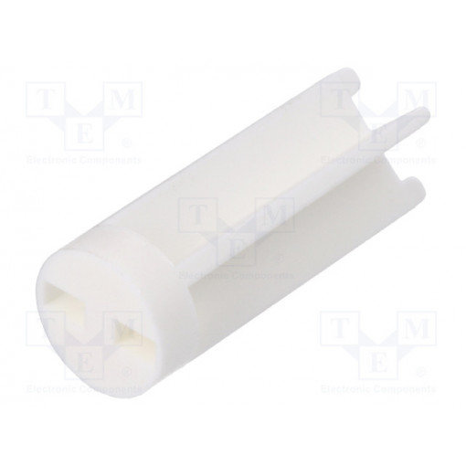 8GE04V80592; Spacer sleeve; LED; Øout: 6mm; ØLED: 5mm; L: 15.9mm; natural; UL94V-0; DREMEC
