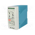 DRC-40A; Power supply: switched-mode; buffer; 40.02W; 13.8VDC; 13.8VDC; MEAN WELL