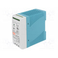 DRC-60B; Power supply: switched-mode; buffer; 59.34W; 27.6VDC; 27.6VDC; MEAN WELL