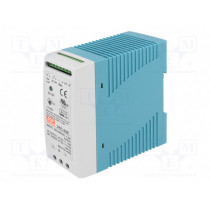 DRC-60B; Power supply: switched-mode; buffer; 59.34W; 27.6VDC; 27.6VDC; MEAN WELL