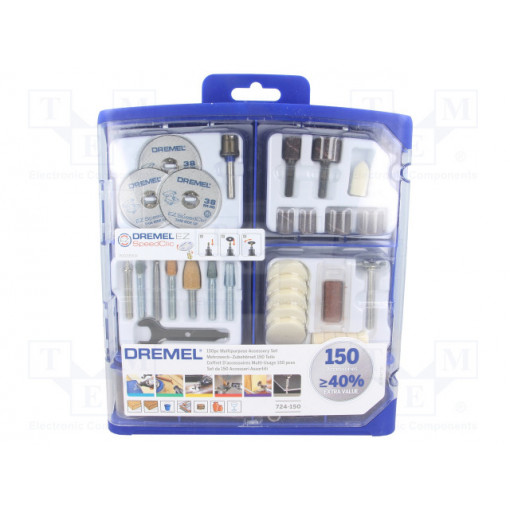 2615S724JA; Accessories set; Pcs: 150; DREMEL 2615S724JA; Accessories set; Pcs: 150; DREMEL