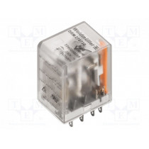 7760056076; Relay: electromagnetic; DPDT; Ucoil: 230VAC; 10A/250VAC; 10A/24VDC; WEIDMÜLLER