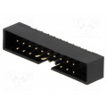 DS1014-20SF1B; Socket; IDC; male; PIN: 20; straight; THT; gold flash; 2mm; CONNFLY DS1014-20SF1B; Socket; IDC; male; PIN: 20; straight; THT; gold flash; 2mm; CONNFLY