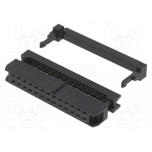 DS1017-26MA2; Plug; IDC; female; PIN: 26; IDC; for ribbon cable; 1mm; gold flash; CONNFLY