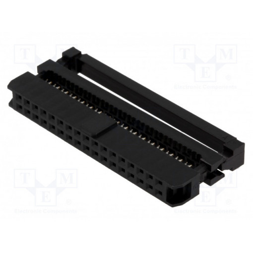 DS1017-34MA2; Plug; IDC; female; PIN: 34; IDC; for ribbon cable; 1mm; gold flash; CONNFLY