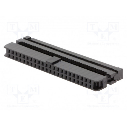 DS1017-44MA2; Plug; IDC; female; PIN: 44; IDC; for ribbon cable; 1mm; gold flash; CONNFLY