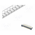 DS1020-07-12VBT1B-R; Connector: FFC (FPC); horizontal; PIN: 12; ZIF; SMT; tinned; 30mΩ; CONNFLY DS1020-07-12VBT1B-R; Connector: FFC (FPC); horizontal; PIN: 12; ZIF; SMT; tinned; 30mΩ; CONNFLY