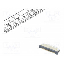 DS1020-07-12VBT1B-R; Connector: FFC (FPC); horizontal; PIN: 12; ZIF; SMT; tinned; 30mΩ; CONNFLY
