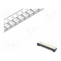DS1020-07-14VBT1A-R; Connector: FFC (FPC); horizontal; PIN: 14; ZIF; SMT; tinned; 30mΩ; CONNFLY DS1020-07-14VBT1A-R; Connector: FFC (FPC); horizontal; PIN: 14; ZIF; SMT; tinned; 30mΩ; CONNFLY