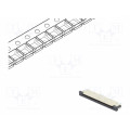 DS1020-07-20VBT1B-R; Connector: FFC (FPC); horizontal; PIN: 20; ZIF; SMT; tinned; 30mΩ; CONNFLY DS1020-07-20VBT1B-R; Connector: FFC (FPC); horizontal; PIN: 20; ZIF; SMT; tinned; 30mΩ; CONNFLY