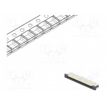 DS1020-07-20VBT1B-R; Connector: FFC (FPC); horizontal; PIN: 20; ZIF; SMT; tinned; 30mΩ; CONNFLY