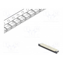 DS1020-07-22VBT1B-R; Connector: FFC (FPC); horizontal; PIN: 22; ZIF; SMT; tinned; 30mΩ; CONNFLY