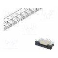 DS1020-07-4VBT1A-R; Connector: FFC (FPC); horizontal; PIN: 4; ZIF; SMT; tinned; 30mΩ; CONNFLY DS1020-07-4VBT1A-R; Connector: FFC (FPC); horizontal; PIN: 4; ZIF; SMT; tinned; 30mΩ; CONNFLY