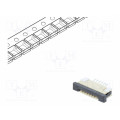 DS1020-07-6VBT1B-R; Connector: FFC (FPC); horizontal; PIN: 6; ZIF; SMT; tinned; 30mΩ; CONNFLY DS1020-07-6VBT1B-R; Connector: FFC (FPC); horizontal; PIN: 6; ZIF; SMT; tinned; 30mΩ; CONNFLY
