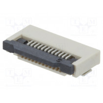 DS1020-11-12VBT1-R; Connector: FFC (FPC); horizontal; PIN: 12; ZIF; SMT; tinned; 30mΩ; CONNFLY