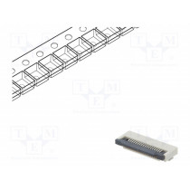 DS1020-11-18VBT1-R; Connector: FFC (FPC); horizontal; PIN: 18; ZIF; SMT; tinned; 30mΩ; CONNFLY