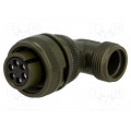 DS3108A14S-6S; Connector: circular; Series: DS/MS; plug; female; PIN: 6; for cable; AMPHENOL