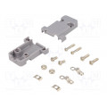 DS1045-09AP1S1; Enclosure: for D-Sub connectors; D-Sub 9pin,D-Sub HD 15pin; CONNFLY DS1045-09AP1S1; Enclosure: for D-Sub connectors; D-Sub 9pin,D-Sub HD 15pin; CONNFLY