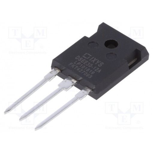 DSEE30-12A; Diode: rectifying; THT; 1.2kV; 30A; tube; Ifsm: 200A; TO247-3; 165W; IXYS