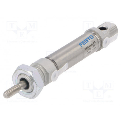 19199; Round cylinder; Piston diam: 16mm; Piston stroke: 25mm; 1÷10bar; FESTO 19199; Round cylinder; Piston diam: 16mm; Piston stroke: 25mm; 1÷10bar; FESTO