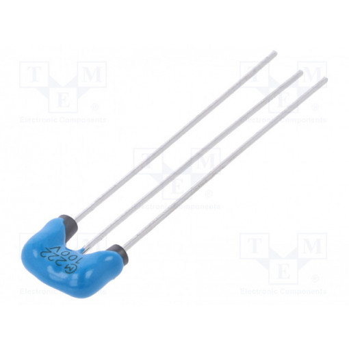 DSS1NB32A222Q55B; Filter: anti-interference; 2.2nF; THT; 6A; Series: EMIFIL; ±10%; MURATA