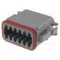 DT06-12SA; Connector: wire-wire; DT; plug; female; PIN: 12; IP68; Locking: latch; DEUTSCH