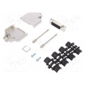 6355-0062-12; D-Sub HD; PIN: 26; plug; female; soldering; for cable; black; ENCITECH 6355-0062-12; D-Sub HD; PIN: 26; plug; female; soldering; for cable; black; ENCITECH